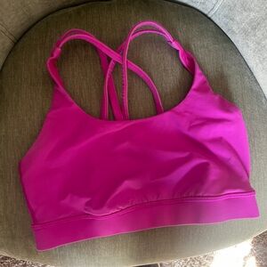 lululemon Energy Bra Pink Size 6